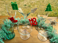 Acrylic Christmas Cup Toppers