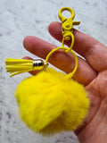 Key Chain Bundle - Tassel Pom Pom Lobster Clasp Swivel Keychain