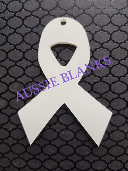 Acrylic Blank Awareness Ribbon
