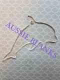Acrylic Blank Dolphin